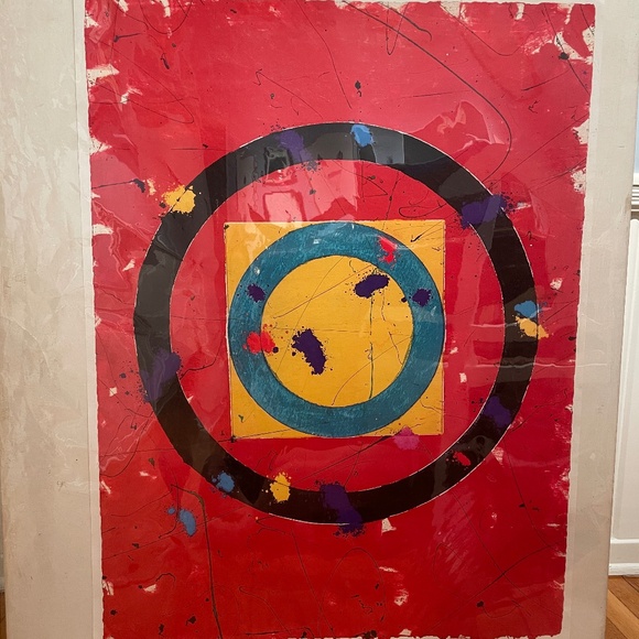 Sam Francis 1984 Los Angeles Olympic Poster 24"x36" ORIGINAL - Picture 1 of 5